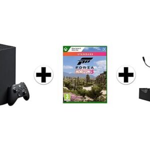 MICROSOFT Xbox Series X 1TB - Forza Horizon 5 + Qware Headset + Qware Dual Charger