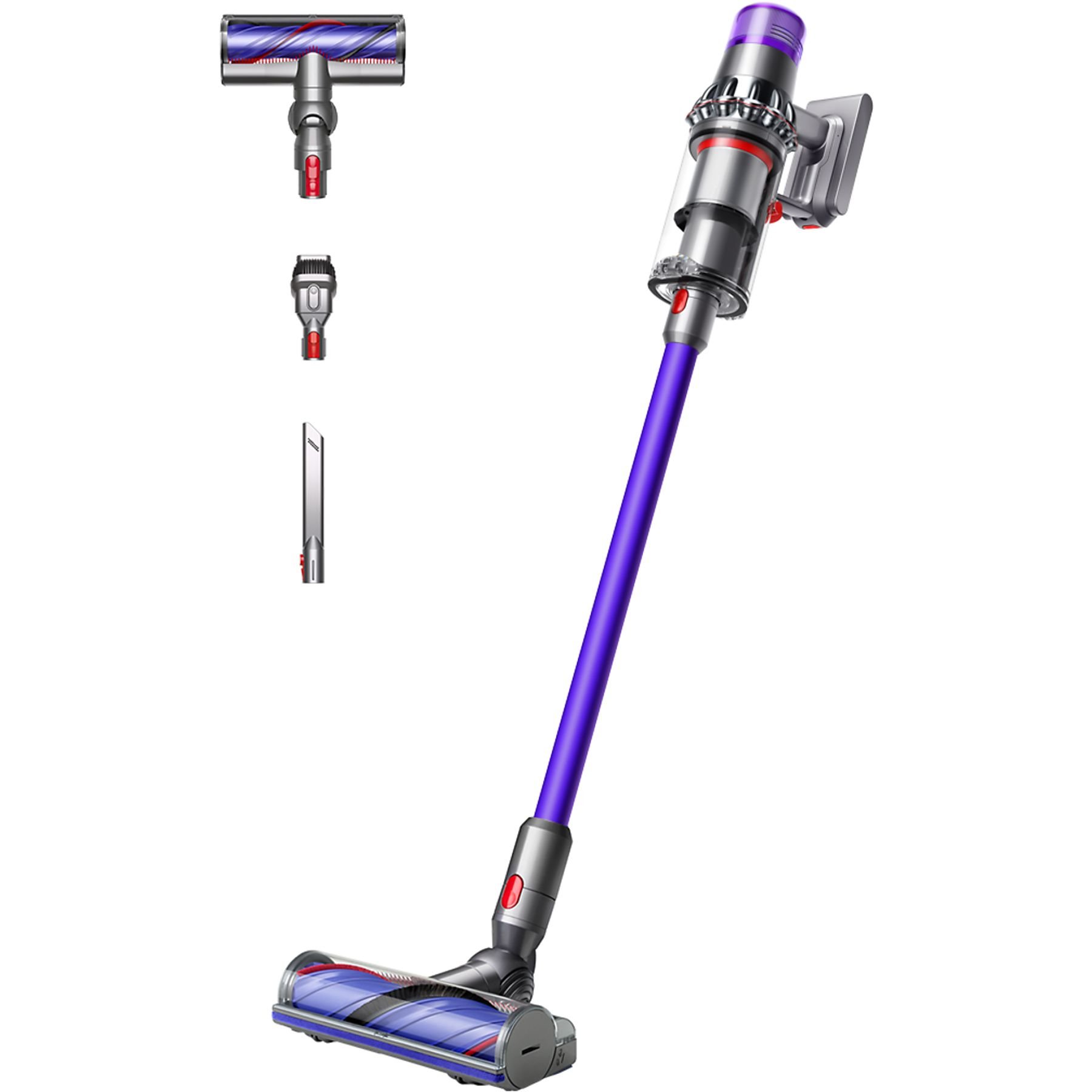 DYSON V11 Advanced Steelstofzuiger incl. kruimelzuiger Paars